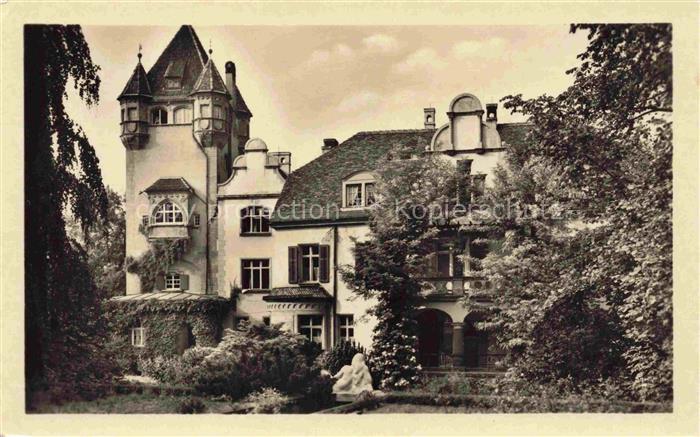 Kospoda Thueringen SVK-Genesungsheim Villa Turm Skulptur Park Jugendstil