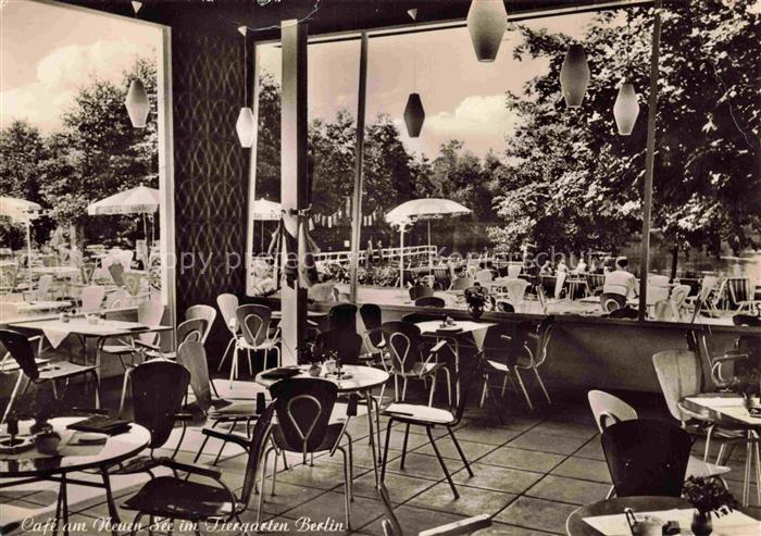 BERLIN  CITY Café-am-Neuen-See Tiergarten Neuer-See Haus-Birkenbusch Terrasse Ca