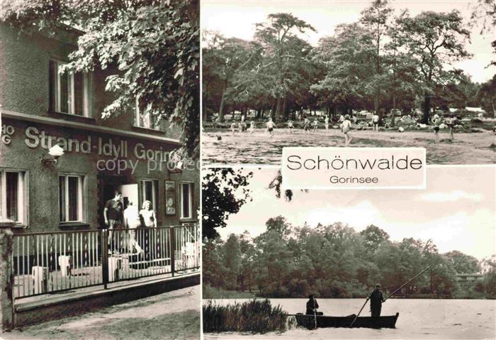 Schoenwalde Wandlitz Bernau Gorinsee Barnim Brandenburg Gorinsee Strand-Idyll Ba