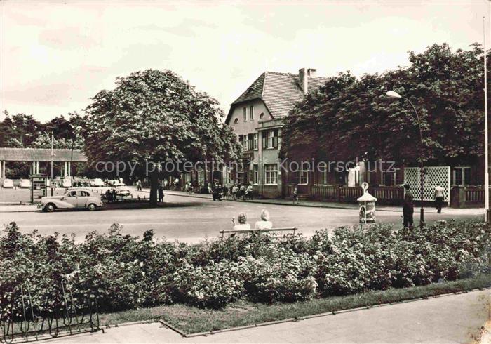 Bad Saarow Brandenburg Johannes-R.-Becher-Platz HO-Gaststaette Café Rosen Platz