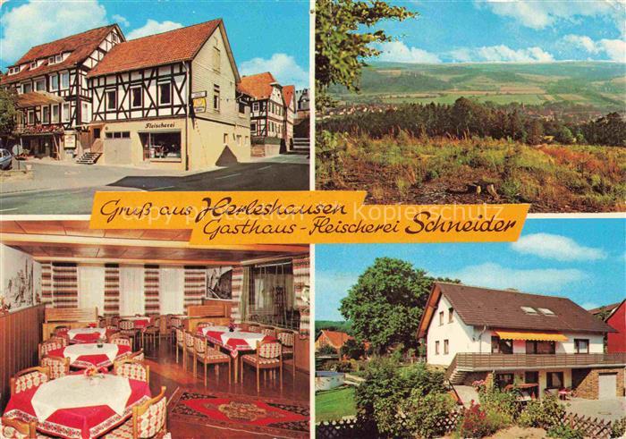 Herleshausen Werra Hessen Gasthaus-Schneider Fleischerei Werratal Gaststube Pens