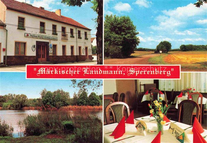 Sperenberg Mellensee Brandenburg Gasthaus-Maerkischer-Landmann Gastraum See Korn