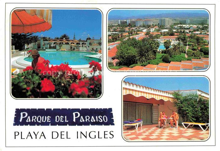 Playa del Ingles Gran Canaria ES Parque-del-Paraiso Pool Bungalows Avda-de-Tirma