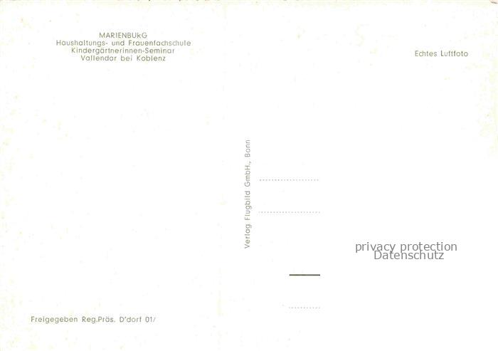 Marienburg (Fachschule) Vallendar Rhein Mayen-Koblenz Rheinland-Pfalz Fliegerauf – Bild 2