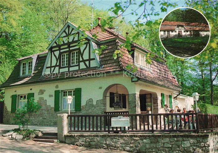 Milchhaeuschen Gasthaus Koenigswinter Rhein NRW Milchhaeuschen Waldwirtschaft Fa
