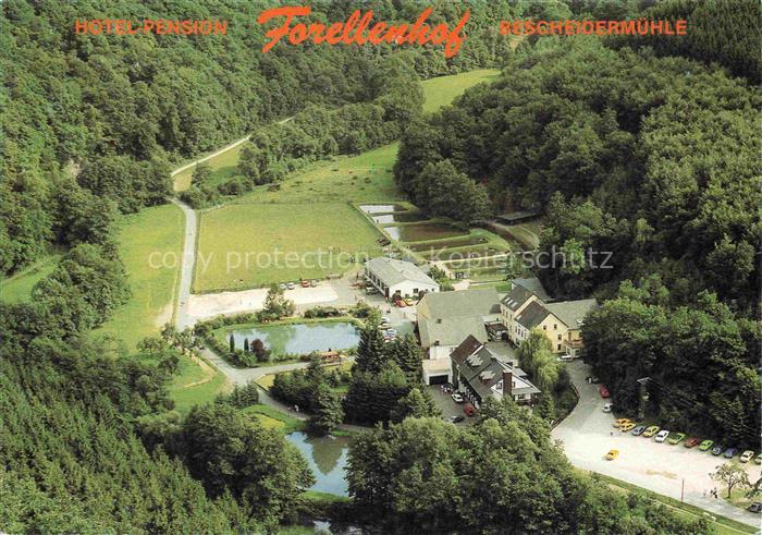 Bescheider Muehle Bescheid Hermeskeil Rheinland-Pfalz Fliegeraufnahme Hotel-Fore