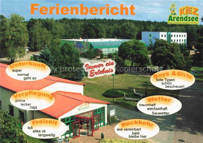 Arendsee Altmark Sachsen-Anhalt KIEZ Ferienbericht Fliegeraufnahme Jugendlager F