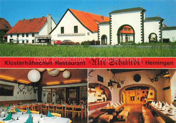 Heiningen Wolfenbuettel Niedersachsen Restaurant Alte-Schmiede Klosterhaehnchen