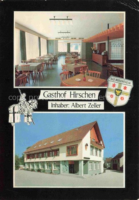 Loeffelstelzen Bad Mergentheim BW Gasthof-Hirschen Gastraum Bad-Mergentheim Heil