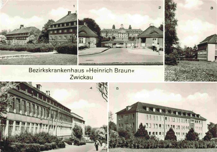 Weissenborn Zwickau Bezirkskrankenhaus Heinrich-Braun Schwesternwohnheim Verwalt