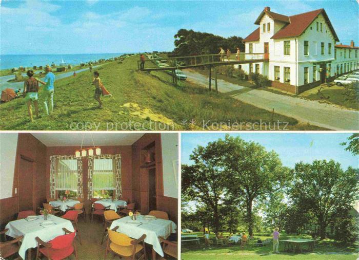 Warwerort Nordseebad Schleswig-Holstein Strandhotel Nordsee Deich Weisses-Haus R