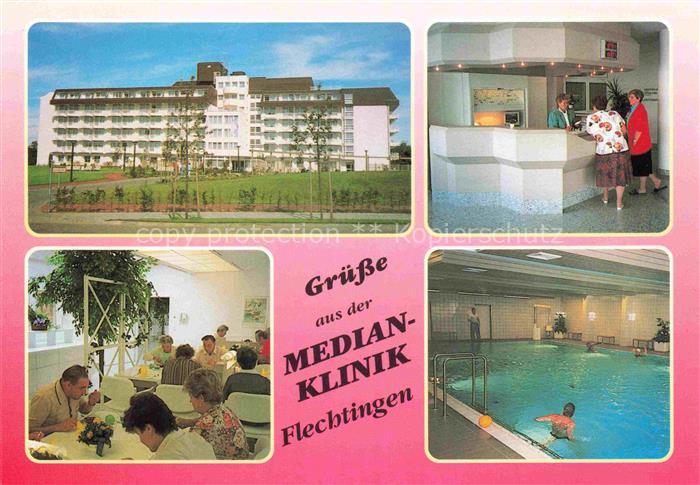 Flechtingen Boerde Sachsen-Anhalt Median-Klinik Klinikgebaeude Rezeption Speiser