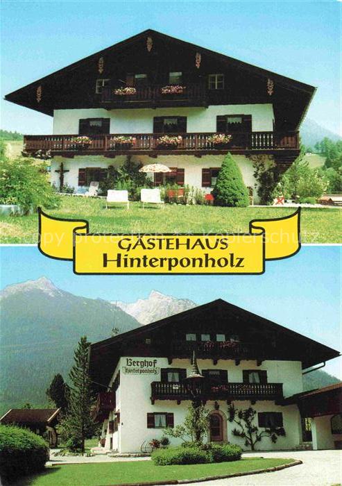 RAMSAU Berchtesgaden Bayern Gaestehaus Berghof Balkon Bergpanorama Alpen Blumen