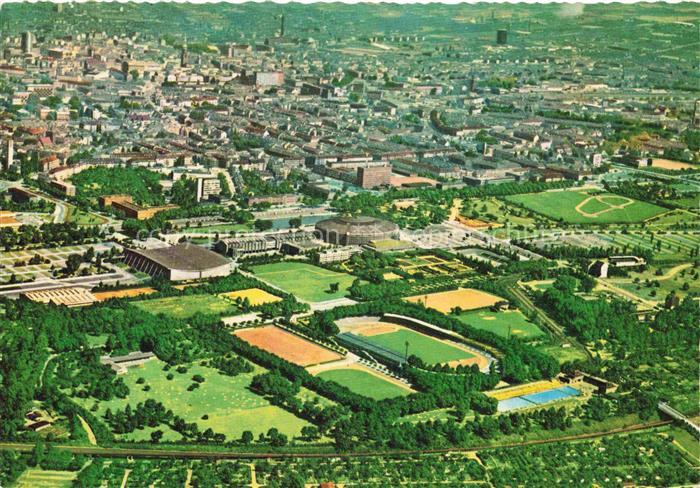DORTMUND CITY Westfalenhalle Sportanlagen Stadion Fliegeraufnahme Stadtansicht