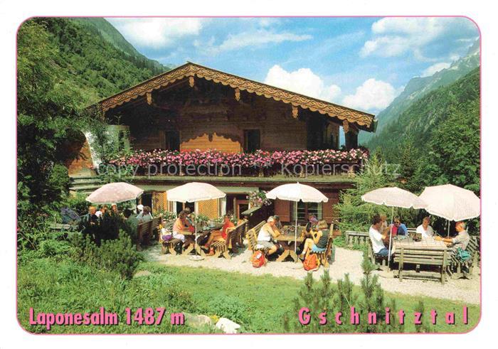 Laponesalm 1487m Gschnitz Tirol AT Laponesalm Gasthof Almhuette Gschnitztal Berg
