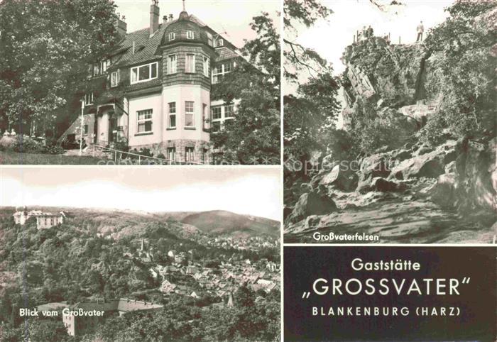 Blankenburg Harz Grossvaterfelsen Gaststatte-Grossvater Felsen Panorama Villa Wa