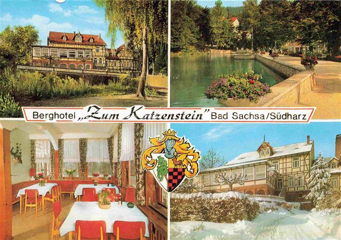 Bad Sachsa Osterode Harz Niedersachsen Berghotel-zum-Katzenstein Fachwerkhaus Te