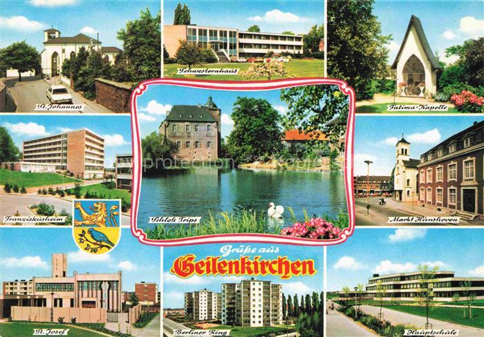 Geilenkirchen St-Johannes Schwesternhaus Fatima-Kapelle Franziskusheim Schloss-T