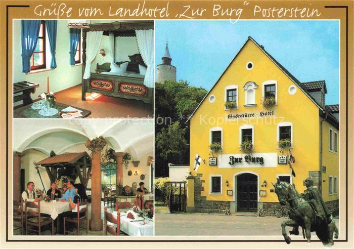 Posterstein Altenburger Land Thueringen Landhotel-Zur-Burg Gaststaette Himmelbet