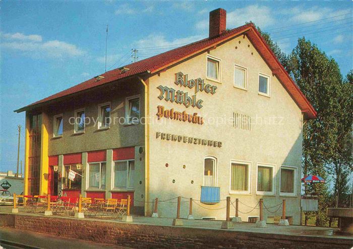 Sinsheim Elsenz Hotel-Klostermuehle Palmbraeu Gasthaus Fremdenzimmer Freiterrass