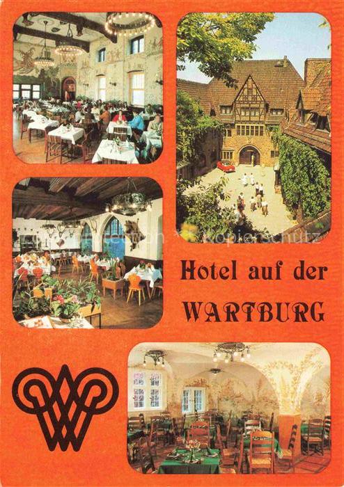 EISENACH Thueringen Hotel Wartburg Speiserestaurant Jaegerrestaurant Jaegerzimme