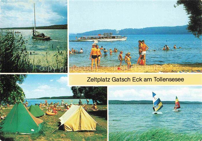 Wulkenzin Mecklenburg-Vorpommern Tollensesee Zeltplatz Gatsch-Eck Badestelle Sur
