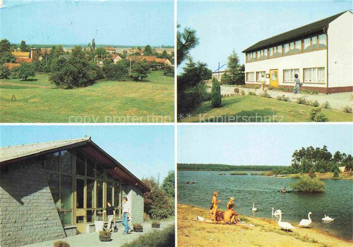 Nieder-Seifersdorf Waldhufen Niesky Goerlitz Sachsen Stausee Strand Schwaene Gae