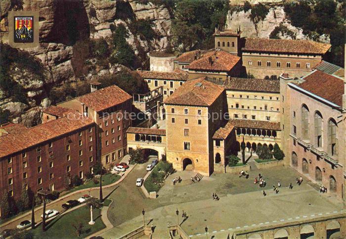 Santa-Maria-de-Montserrat Klosterplatz Santuari Kloster Felsen Abtei Platz Besuc