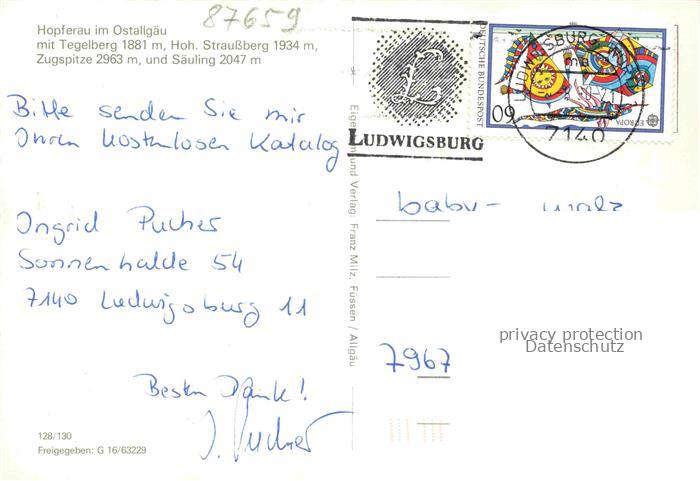 Hopferau Ostallgaeu Bayern Tegelberg Straussberg Zugspitze Saeuling Forggensee A – Bild 2