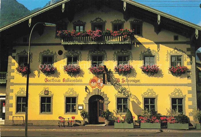 Falkenstein Inn Flintsbach Rosenheim Bayern Gasthaus-Falkenstein Gasthof Blumens