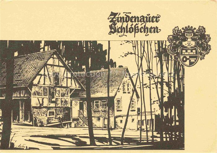 Steinau Fischbachtal Odenwald Hessen Zindenauer-Schloesschen Wald-Cafe Restauran