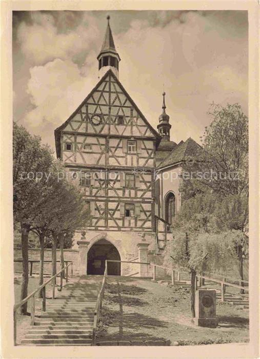 Burgbernheim Neustadt Aisch-Bad Windsheim Bayern Stadttor Fachwerk Kirchentor Tr