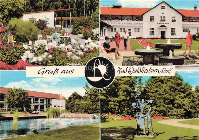 Bad Waldliesborn Lippstadt NRW Badehaus Liegehalle Kurmittelhaus Drei-Grazien Br
