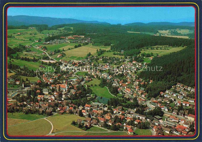 Schonach Schwarzwald BW Schwarzwald Luftkurort Wintersportplatz Ortschaft Wald