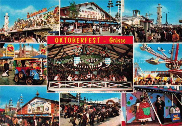 Allach MueNCHEN Bayern Oktoberfest Bierzelt Schottenhammel Fahrgeschaefte Karuss