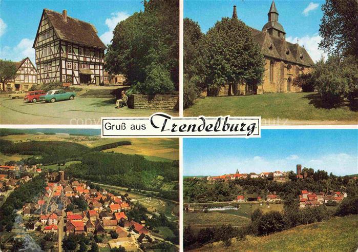 Trendelburg Diemel Deisel Hessen Fachwerkhaus Kirche Stadtpanorama Fluss Dorf Lu