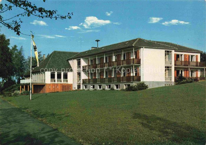 Meinerzhagen NRW Caritas-Ferienheim Haus-Mariafrieden Sauerland Gebaeude Rasen F