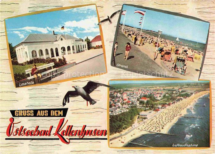 KELLENHUSEN Ostseebad Schleswig-Holstein Ostseebad Lesehalle Strand Badegaeste S