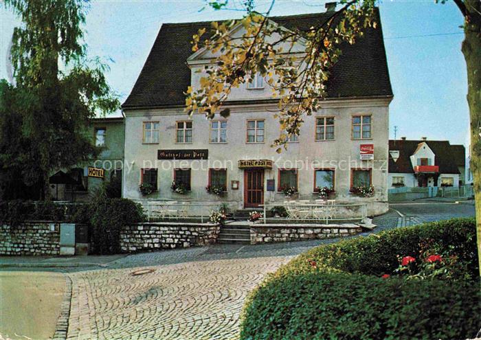 Burgau Mindel Schwaben Guenzburg Hotel-Gasthof-Post Gasthof Kopfsteinpflaster Ma
