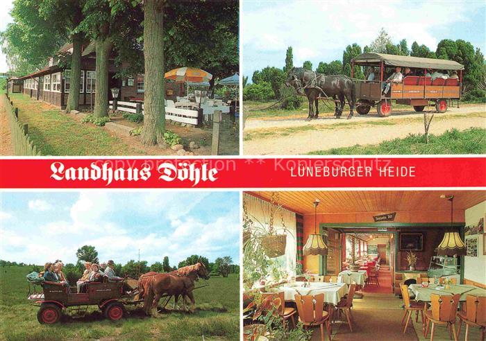 Doehle Egestorf Harburg Niedersachsen Landhaus-Doehle Restaurant Planwagen Kutsc