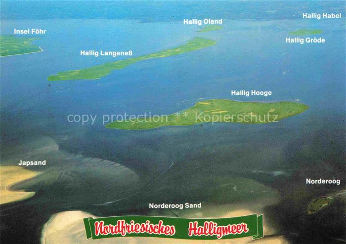 Hallig Hooge Hallig-Hooge Hallig-Langeness Hallig-Oland Hallig-Groede Insel-Foeh