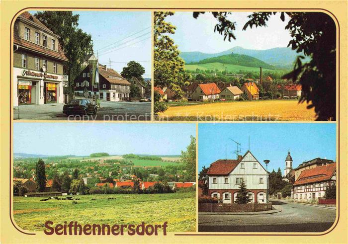 Seifhennersdorf Goerlitz Sachsen Rumburger-Strasse Windmuehlenberg Kirche Ortsue