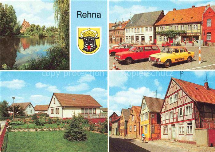 Rehna Mecklenburg-Vorpommern Muehlenteich Kirche Markt Fachwerk Muehlenstrasse E