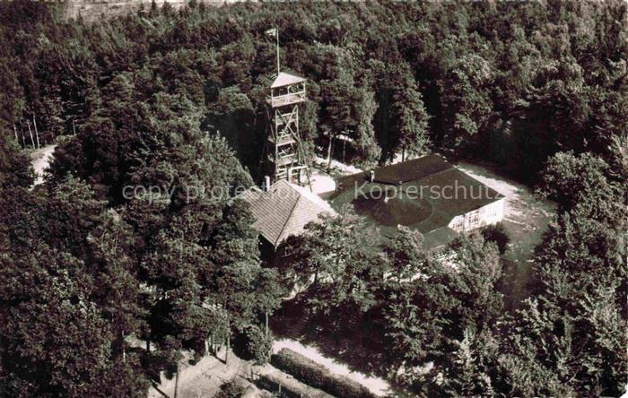 Wingst Cuxhaven Niedersachsen Deutscher-Olymp Gasthaus Aussichtsturm Wald Luftbi