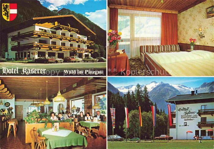 Wald Pinzgau Pitztal Salzburg AT Hotel-Kaserer Restaurant Hotelzimmer Bergpanora