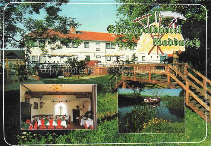 Raddusch Vetschau Spreewald Brandenburg Spreewaldhotel-Raddusch Restaurant Spree