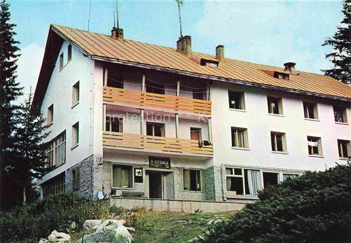 Pirin Pirine BG Gebirgshuette Begoviza Bergwald Tannen Pirin Gebirge