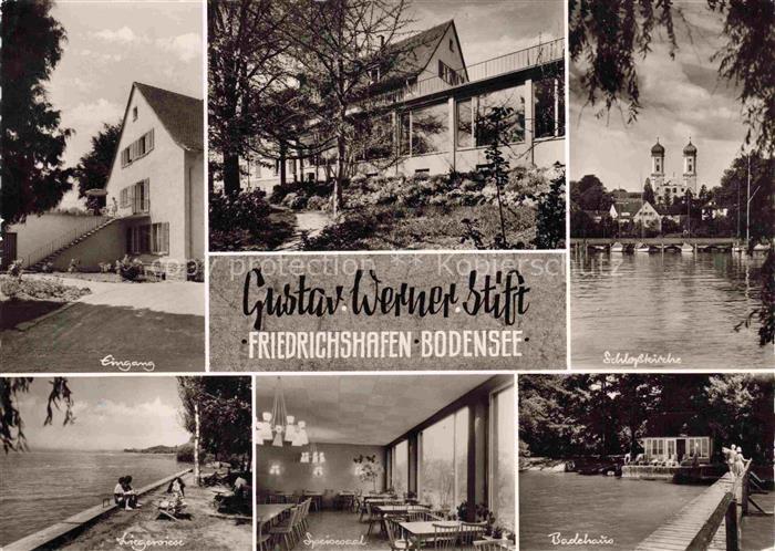 FRIEDRICHSHAFEN Bodensee BW Gustav-Werner-Stift Bodensee Schlosskirche Liegewies
