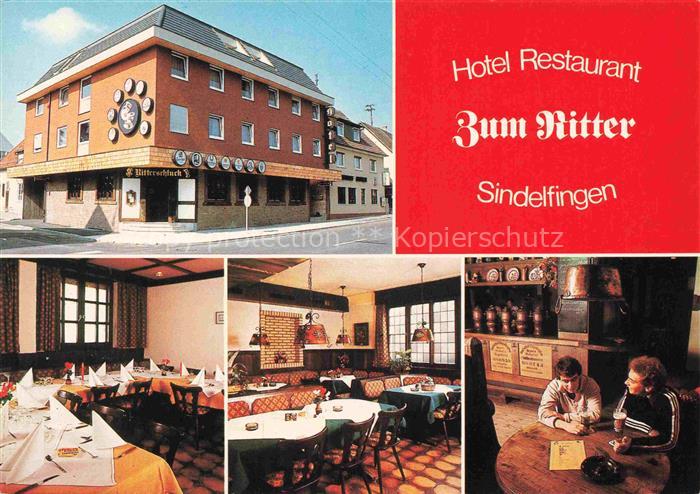 Sindelfingen BW Hotel-Zum-Ritter Calwer-Strasse Restaurant Speisesaal Gaststube