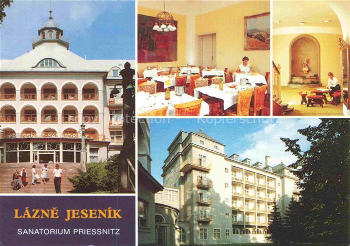 Lazne Jesenik Graefenberg Bad Schlesien CZ Sanatorium-Priessnitz Kurhaus Speises